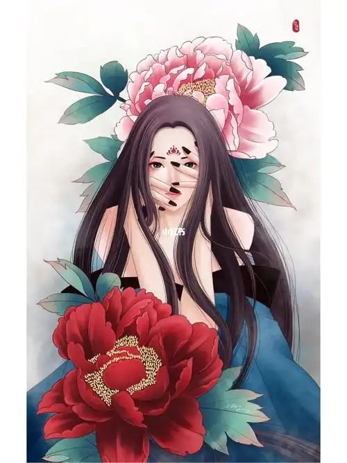 张小白古风插画 (有课)#米你课堂  #古风插画