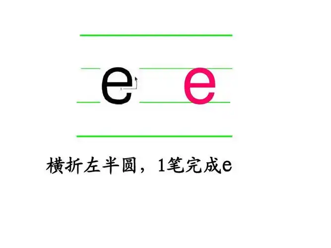 单韵母e的教学ppt