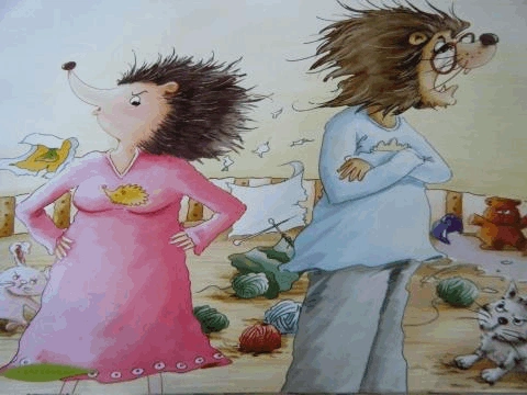 生气的爸爸妈妈