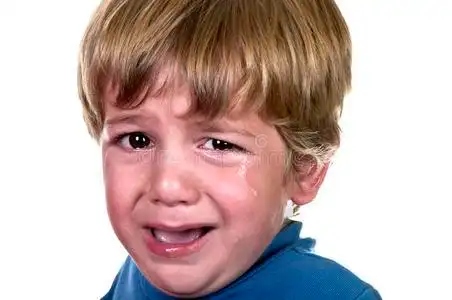 孩子哭泣哭泣的孩子照片