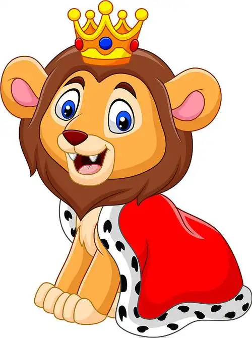 可爱的小狮子图片素材