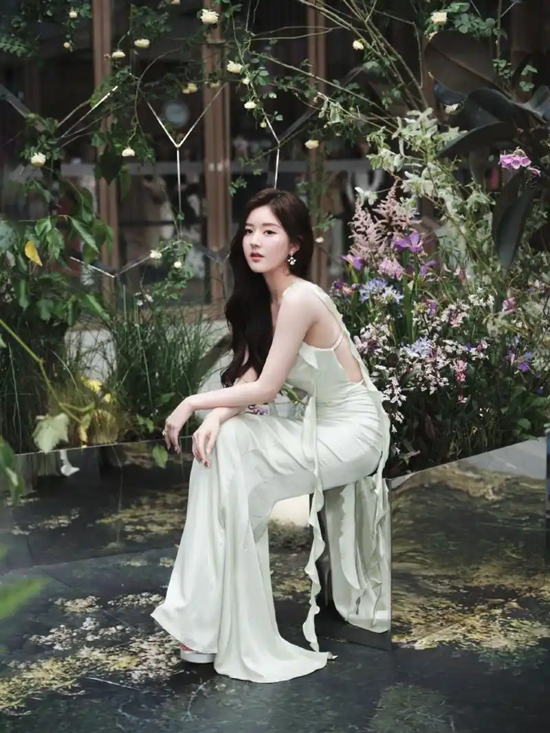 赵露思绿意之中,美艳了我的眼,点亮我的风景 67