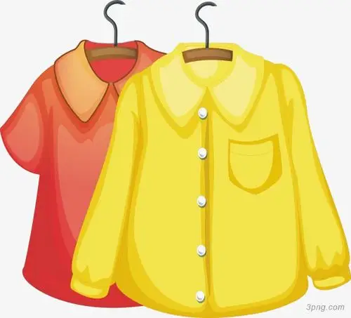 漂亮卡通衣服矢量卡通衣服png素材透明免抠图片-卡通手绘