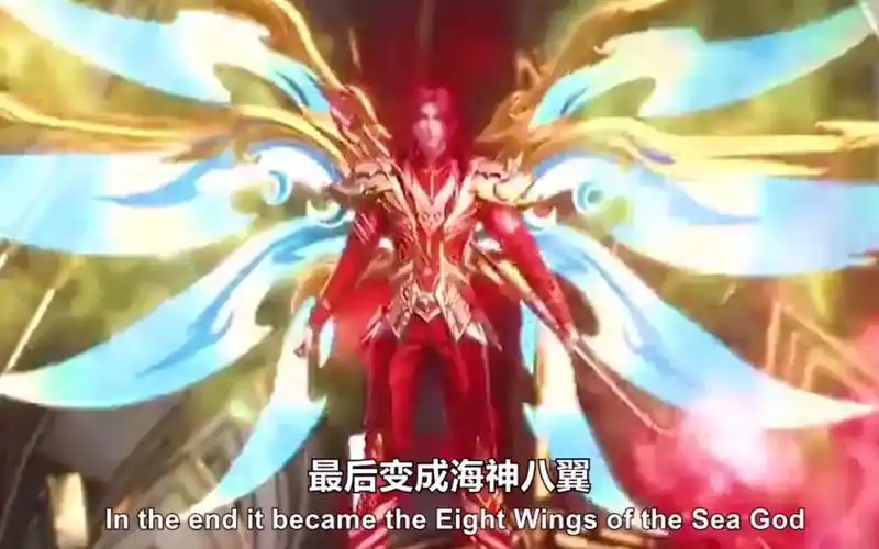 唐三八蛛矛再次进化,变成海神八翼,比六翼天使还厉害