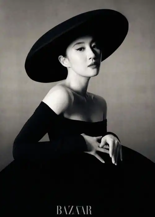 双面刘亦菲芭莎封面大片##刘亦菲时尚芭莎4月刊封面