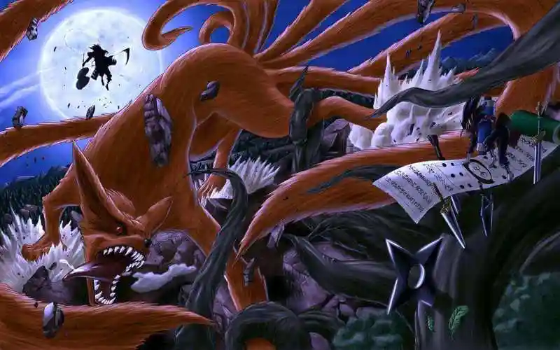 九尾九喇嘛(日本动漫《火影忍者》中的角色,又译九摩诃)_摘编百科