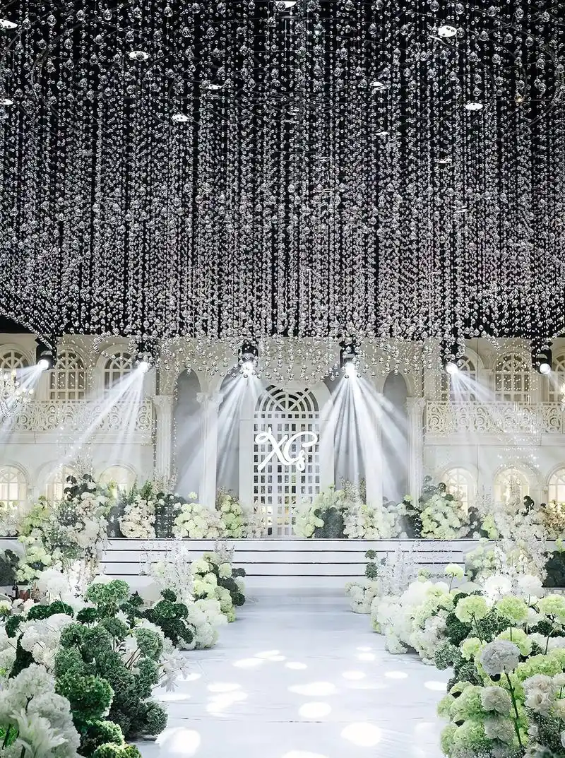 整个场地被布置得美轮美奂,充满了欧式的浪漫气 - 抖音