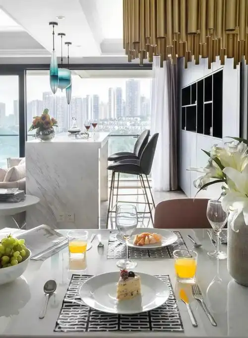 【三间房装饰】156㎡高端品质现代家,以创意设计点亮生活!