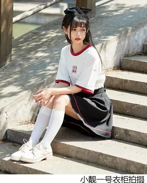 初中生连衣裙女短裙夏天小清新中国风少高学生夏秋冬汉素小个子背带子