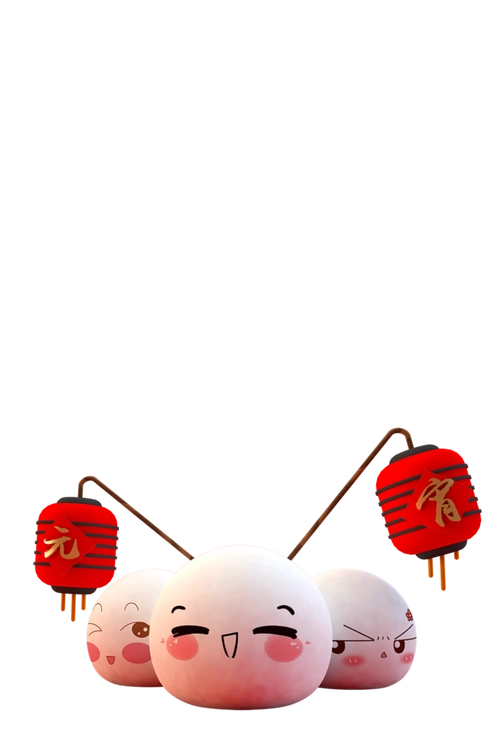 创意可爱卡通汤圆