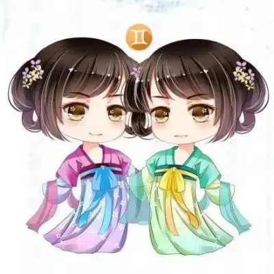 十二星座q版古风_女生头像_我要个性网