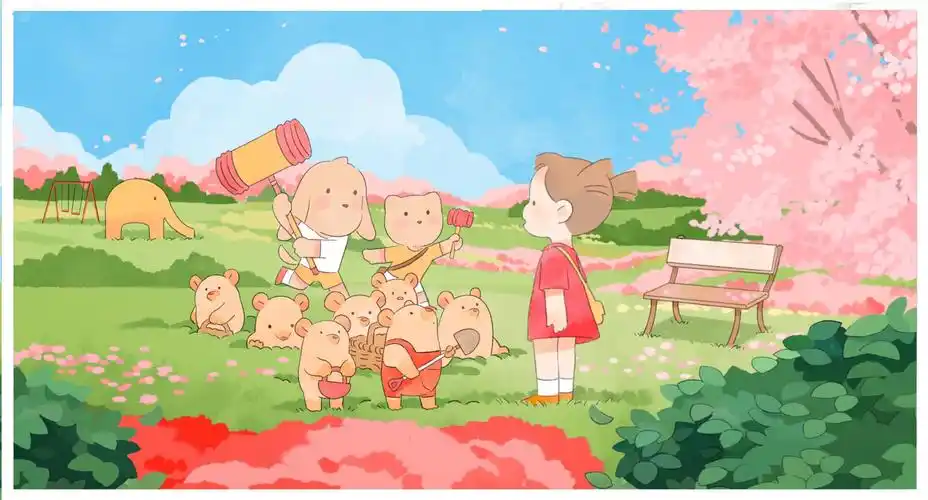 清新治愈ipad电脑壁纸,画师:天才鹭 侵权删