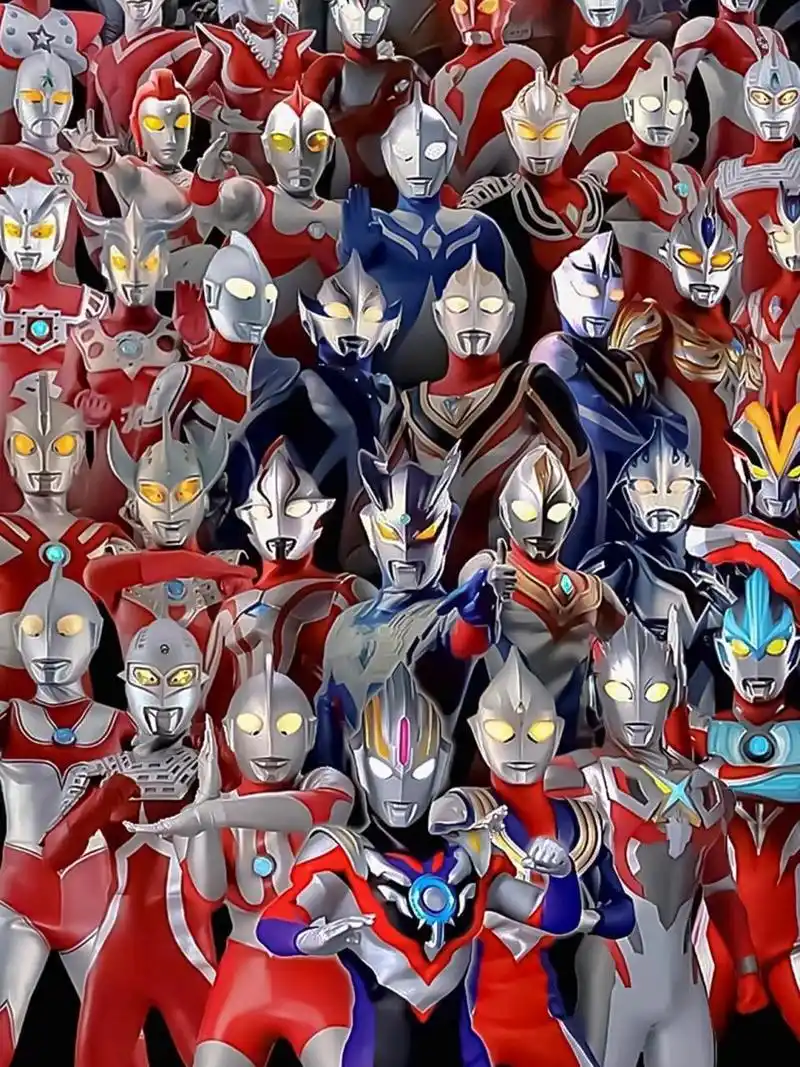 你能认全这些奥特曼吗?分别叫什么名字呀? 你相信光吗