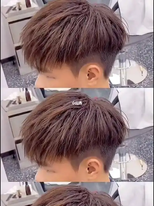 男生摩根烫男生发型摩根缕空碎盖
