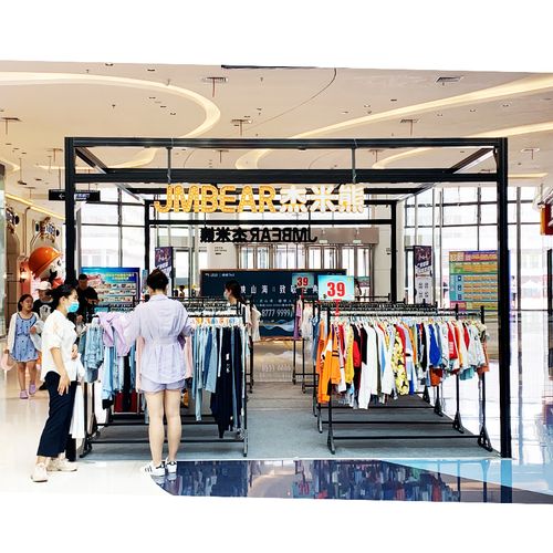 商场多经服装快闪店展位特卖场临时促销摊位货架点位中庭4080方柱