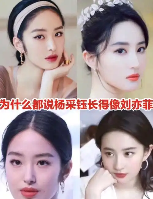 何晋龙解读:为什么很多人杨采钰和刘亦菲长相相似?