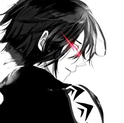 黑白红眼男头像漫画 男生头像图片大全 -【爱个性】