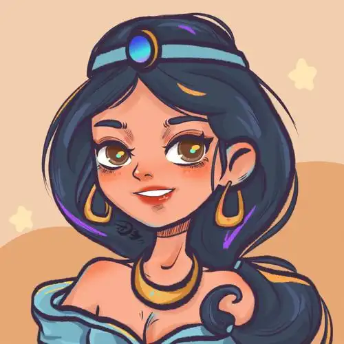 公主系列之茉莉公主内含绘图过程