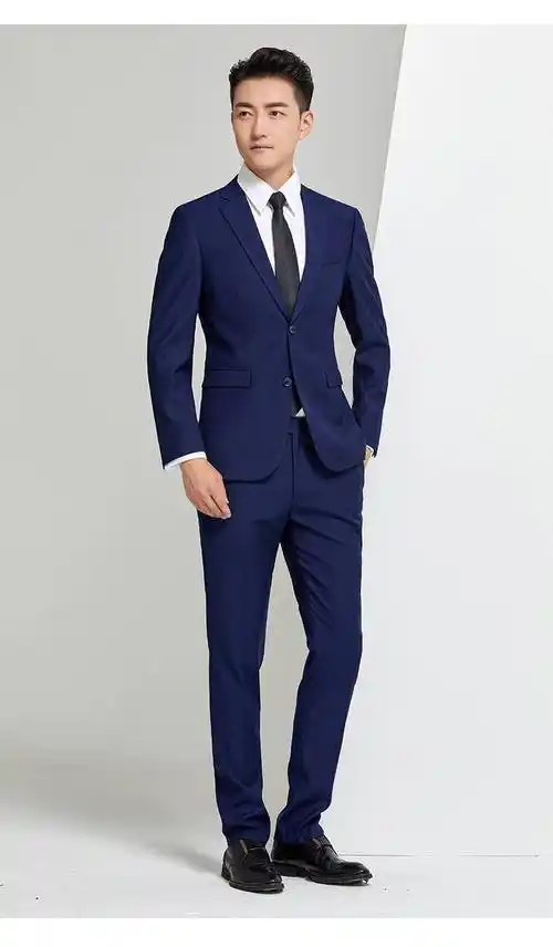 浪莎西装男正装套装西服男士商务礼服修身韩版潮流单西休闲外套男伴郎