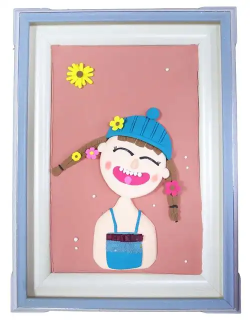 edify捏呀捏出品的超轻粘土平面创意画赏析