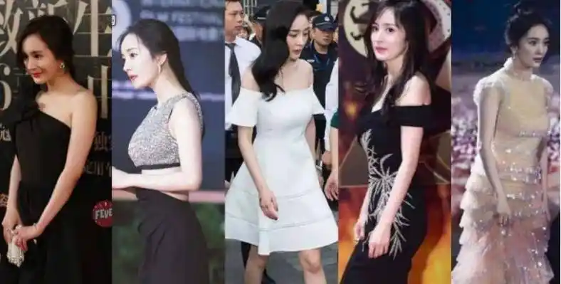 8位"半身美人"的破防瞬间,不动时貌美如花,一走路不敢直视_杨幂_景甜