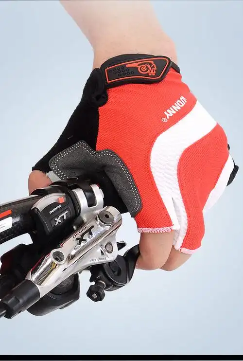 蜗牛wonny 骑行手套夏季半指男山地自行车手套女单车装备透气减震
