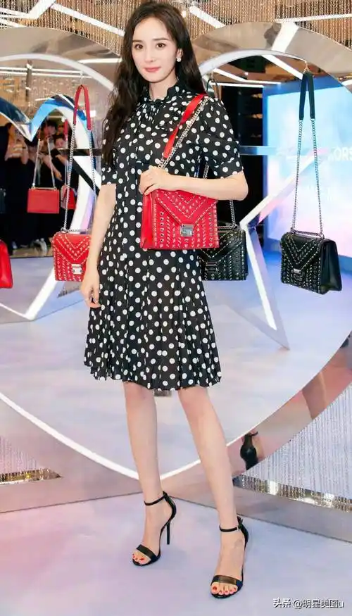 杨幂女神性感高跟鞋_黑色_活动_凉鞋