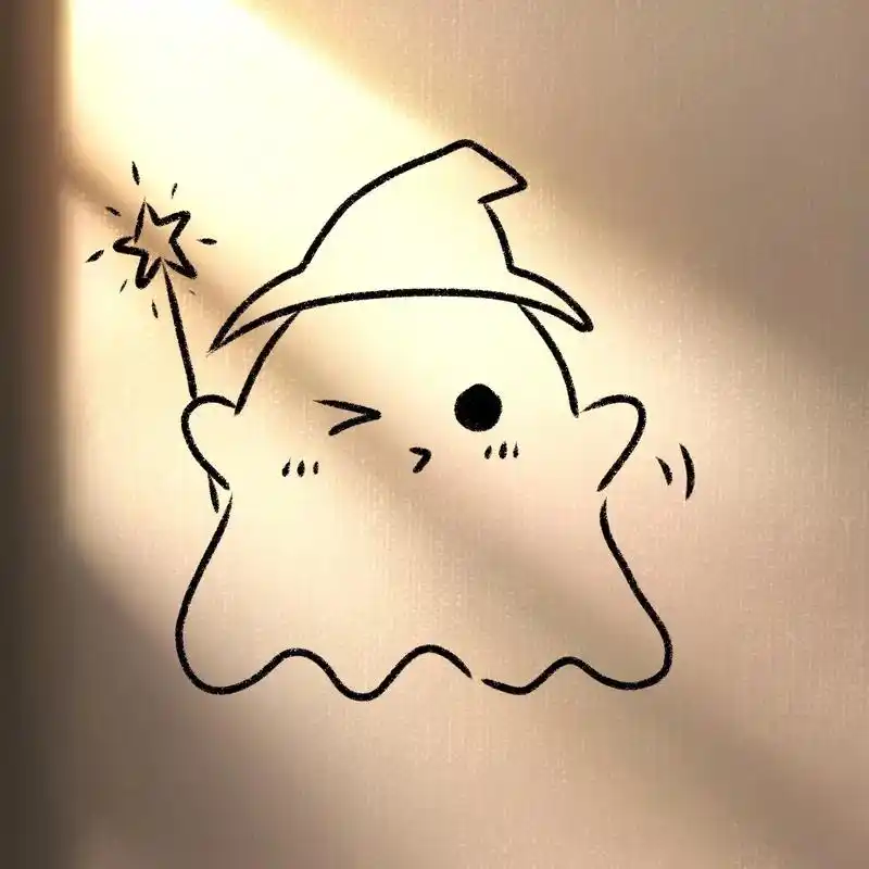 万圣节小幽灵简笔画教程.#简笔画 #万圣节 #绘画 #教程  - 抖音