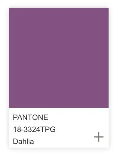号:pantone 18-3324色彩解读:醒目,明亮的紫色能传递兴奋与欢乐的情绪