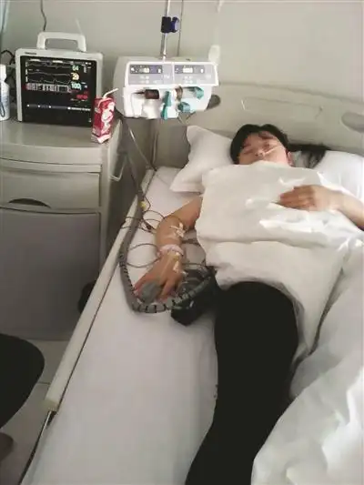 正在接受治疗的小娇.