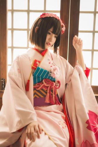 路人女主cos加藤惠花嫁和服cosplay婚服白无垢