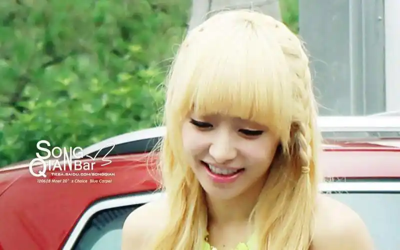 宋茜金发那个夏天限量版的victoria