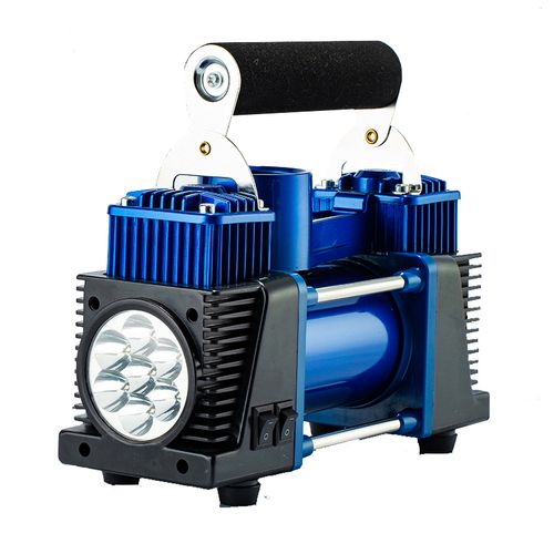 驱逐者车载充气泵双缸高压12v汽车24v货车打气泵车用大功率德国