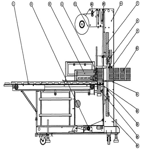 cn101927842a_捆包机的裹包封切机构失效
