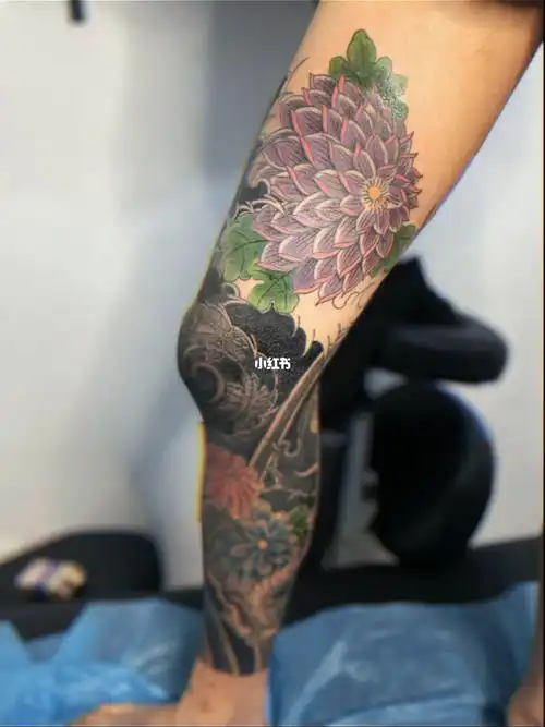 缓慢的进度#我的纹身分享  #老传统花腿  #福建漳州