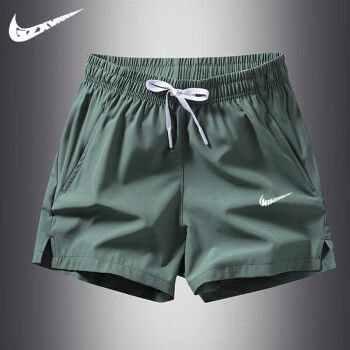 nike耐克夏季健身弹力短裤男士冰丝运动篮球裤薄款速干三分沙滩裤泳裤