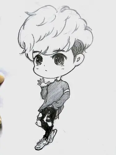 鹿晗 鹿哥 luhan 很酷的鹿晗先生,裤子也很酷啊(●●) @link_luhan.