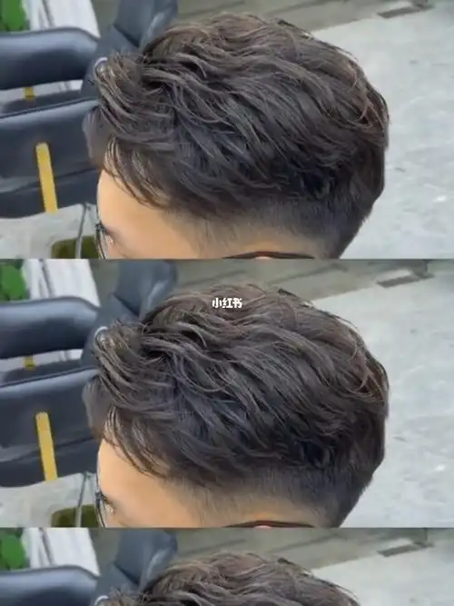 男孩子一定要尝试的发型纹理烫三七分