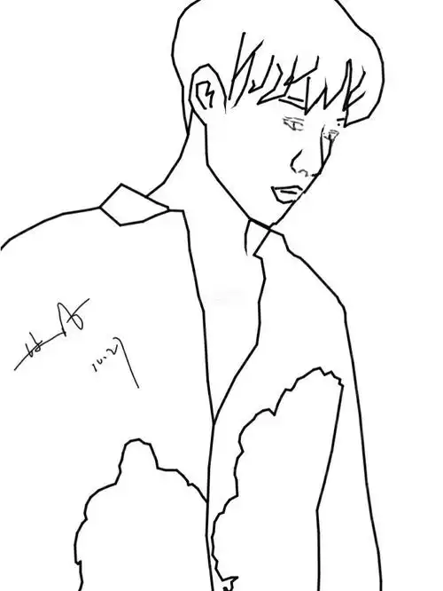 画的是我男神张艺兴