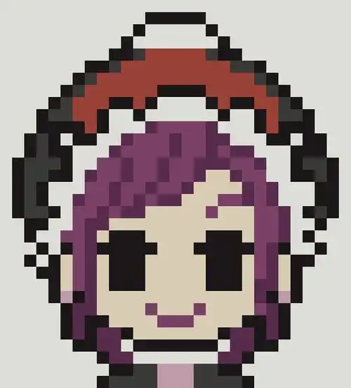 sugurut像素画教程美少女像素画