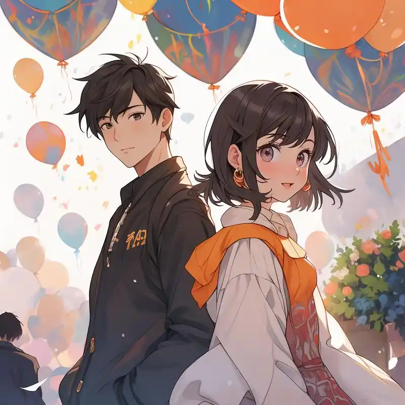 兄妹头像|漫画风格9691