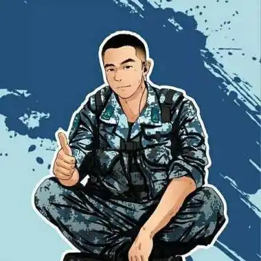 军装军人卡通头像图片大全帅气微信军人霸气十足高清头像