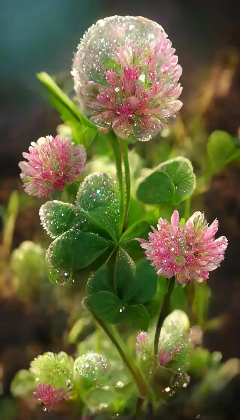 四叶草又名幸运草代表幸福美满,给你的爱一直很安静 - 抖音