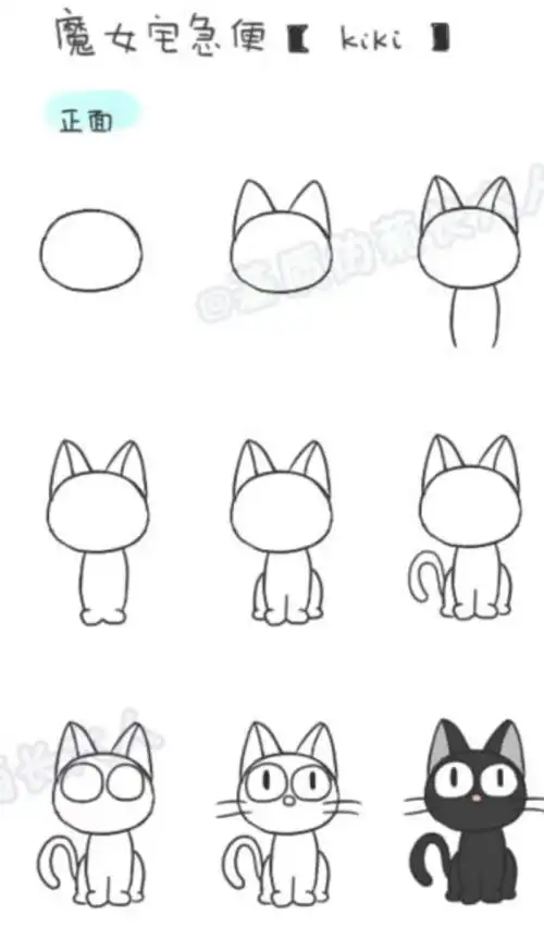 简笔画卡通人物简单教程 简笔画图片大全-普车都