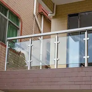 玻璃护栏阳台阁楼不锈钢栏杆立柱现代别墅室内家用楼梯扶手护栏