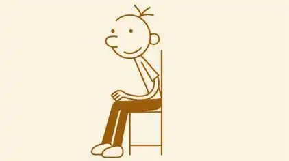 简笔画侧面坐着的男孩 - 西瓜视频