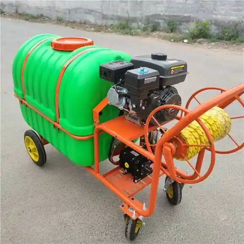 160升汽油手推打药机遥控式拉管喷药机慧晨电动风雾机