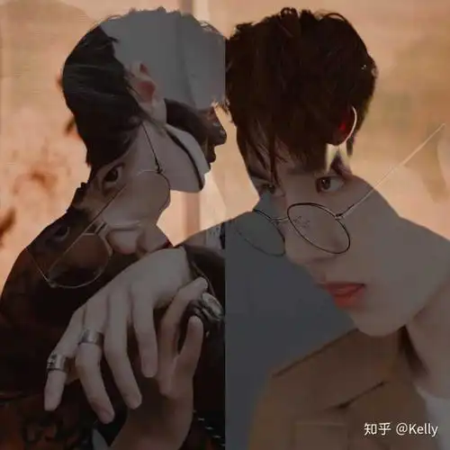 肖战王一博卡通图片