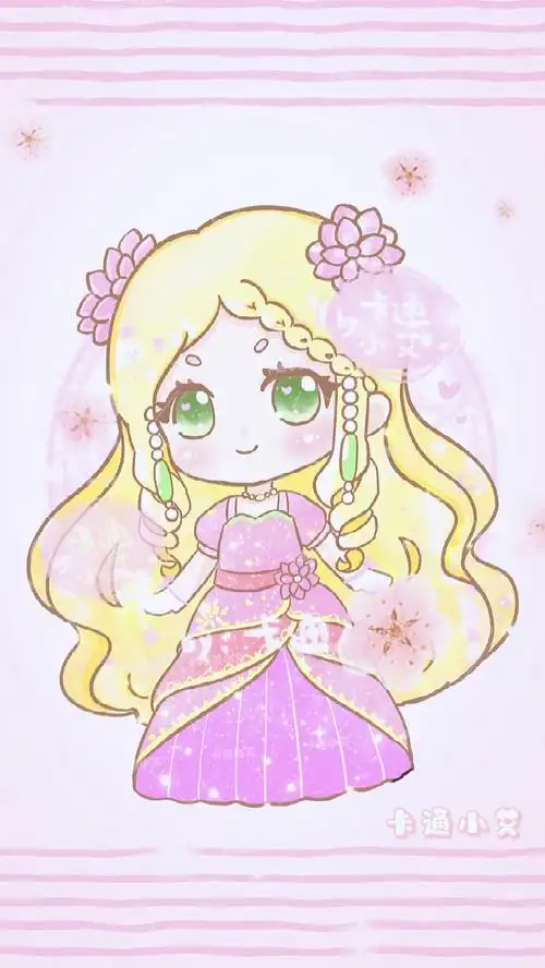 精灵梦叶罗丽#叶罗丽仙子卡通画萌萌灵公主叶罗丽娃