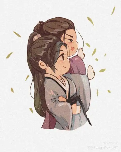 山河令平涂q版同人原创绘画作品